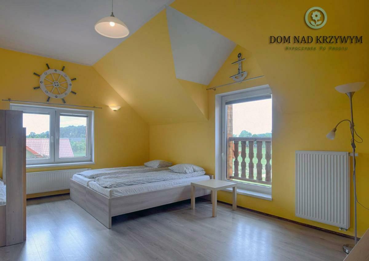 Dom Nad Krzywym - Prywatna Plaza, 2 Boiska, Sauna, Plac Zabaw Krzywe  Экстерьер фото